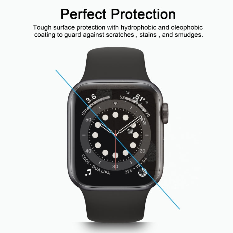 9H 2.5D Tempered Glass Film For Apple Watch Series 6 / 5 / 4 / Watch SE 44mm