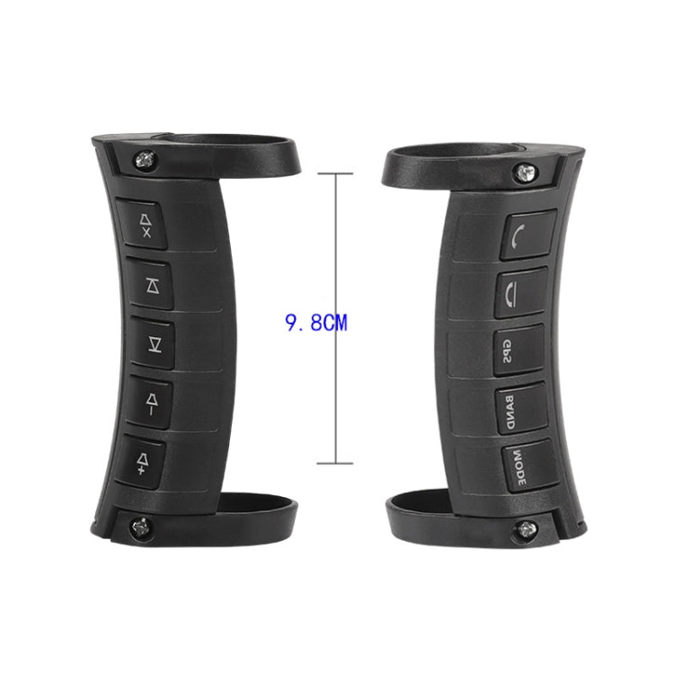 Universal Steering Wheel Controller Multifunctional Wireless DVD Navigation Key Remote Controller, Universal Steering Wheel Controller