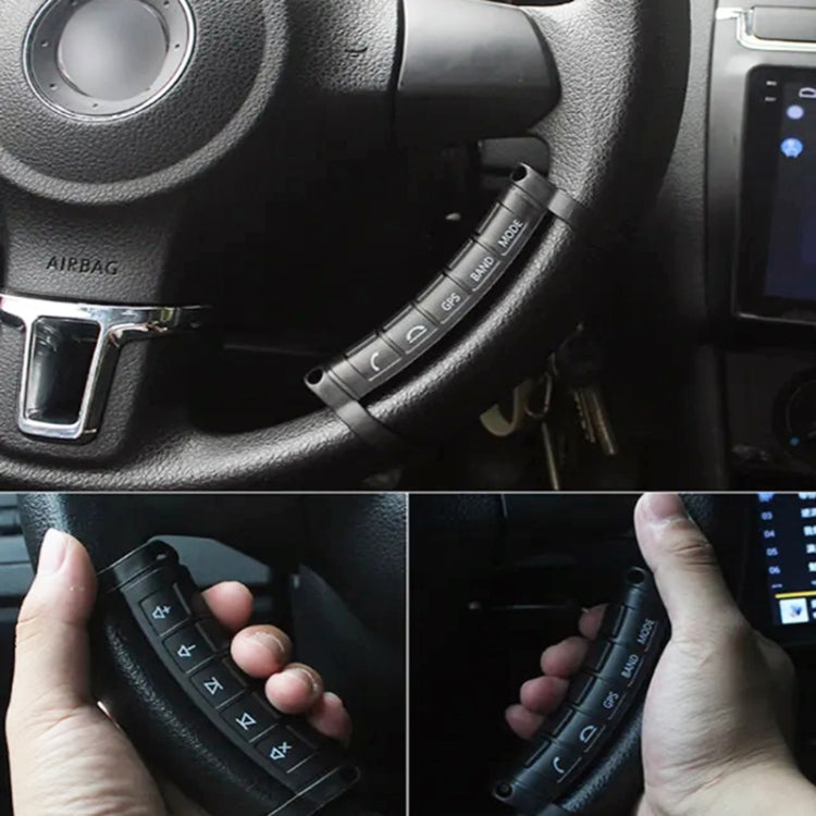 Universal Steering Wheel Controller Multifunctional Wireless DVD Navigation Key Remote Controller, Universal Steering Wheel Controller