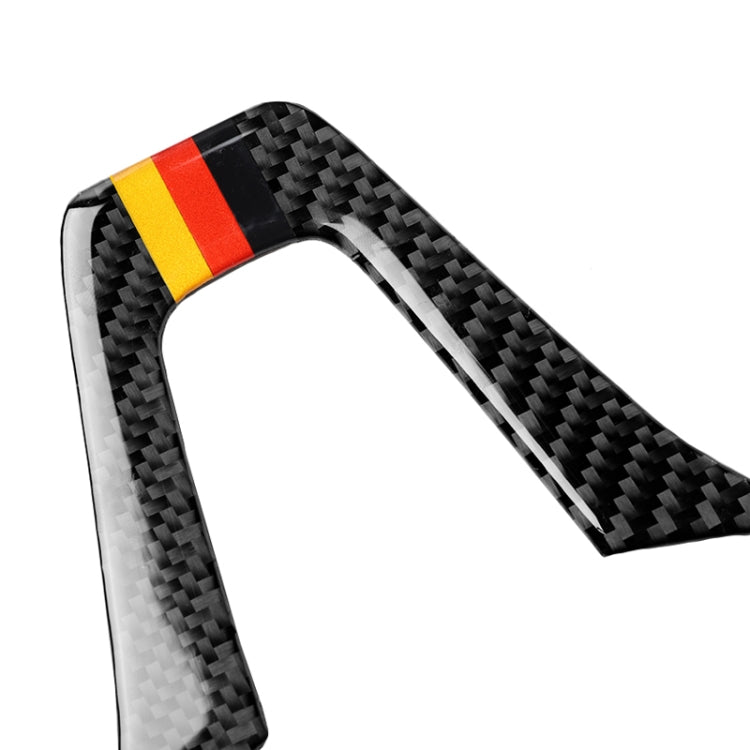 Car German Flag Carbon Fiber Steering Wheel Decorative Sticker for Mercedes-Benz, Steering Wheel (German Flag)