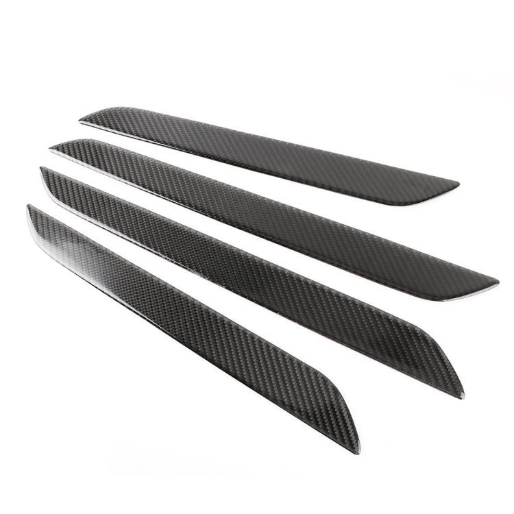 4 PCS Carbon Fibre Car Door Panel Decorative Sticker for Audi Q3 2013-2018, Door Panel