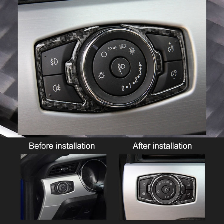 2 PCS Car Headlight Adjustment Decorative Sticker for Ford Mustang 2015-2020, Headlight Adjustment