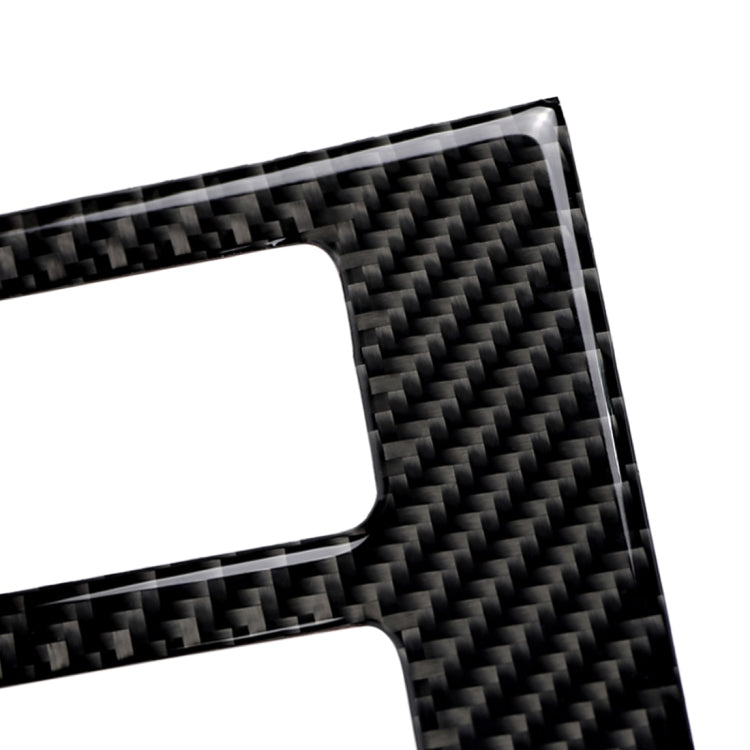 Car Carbon Fiber Water Cup Panel Decorative Sticker for Volkswagen Golf 7 2013-2017, Left Drive, Water Cup Panel