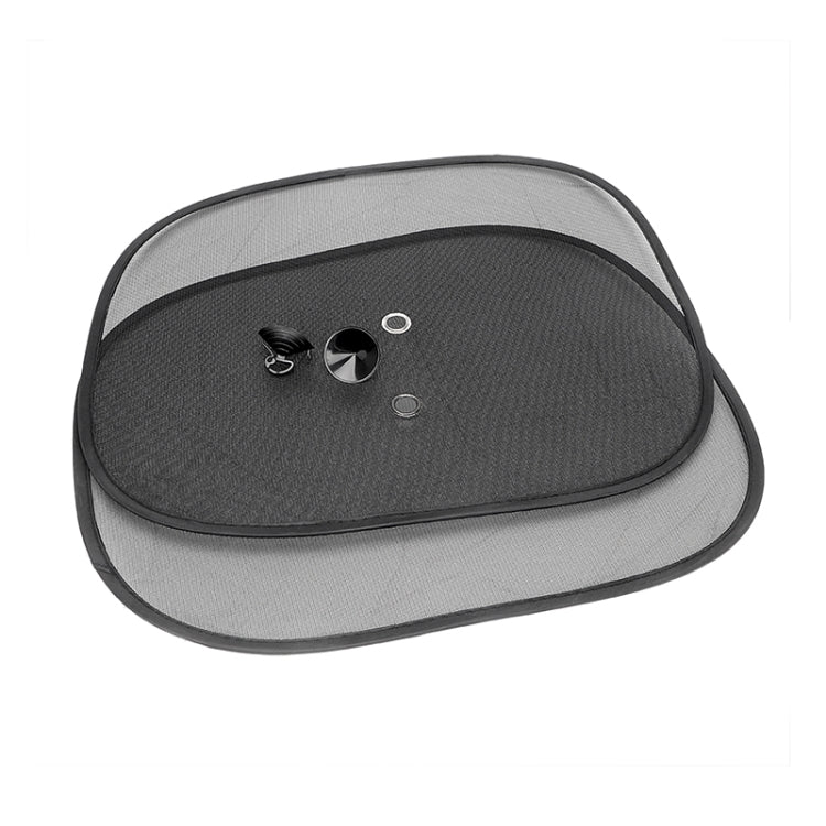 2 PCS Car Net Yarn Sunscreen Insulation Window Sunshade Cover, Size: 44*36cm, Size: 44*36cm