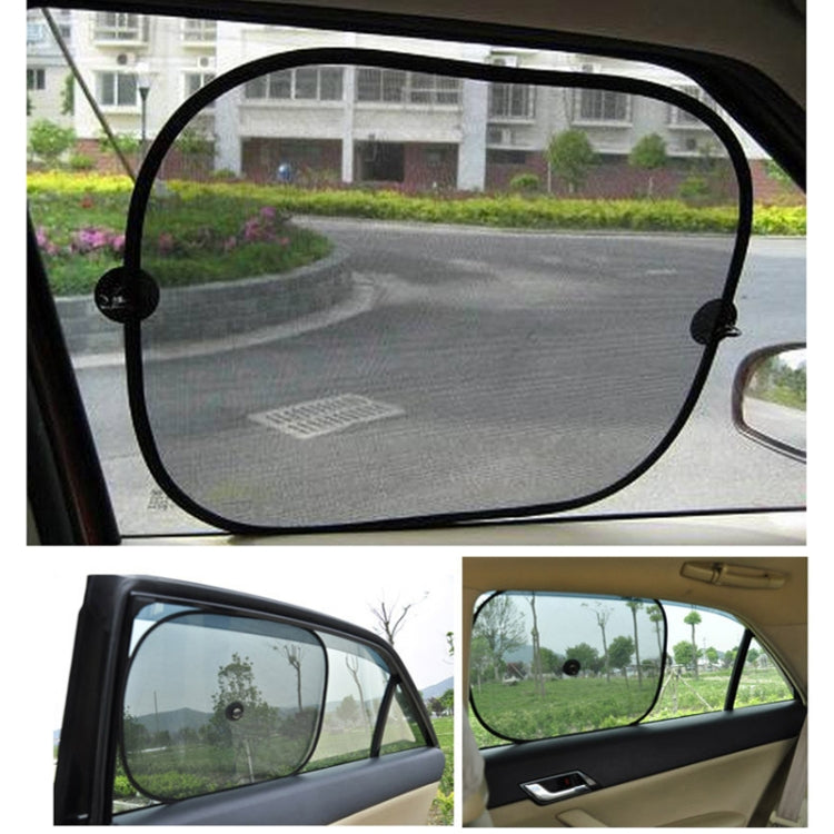 2 PCS Car Net Yarn Sunscreen Insulation Window Sunshade Cover, Size: 44*36cm, Size: 44*36cm