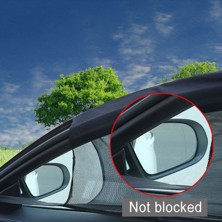 2 PCS Car Front Window Net Yarn Sunscreen Insulation Window Sunshade Cover, Size: 75*50cm, Size: 120*70cm