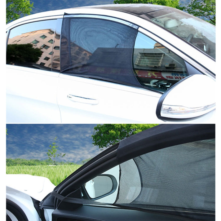 2 PCS Car Front Window Net Yarn Sunscreen Insulation Window Sunshade Cover, Size: 75*50cm, Size: 120*70cm