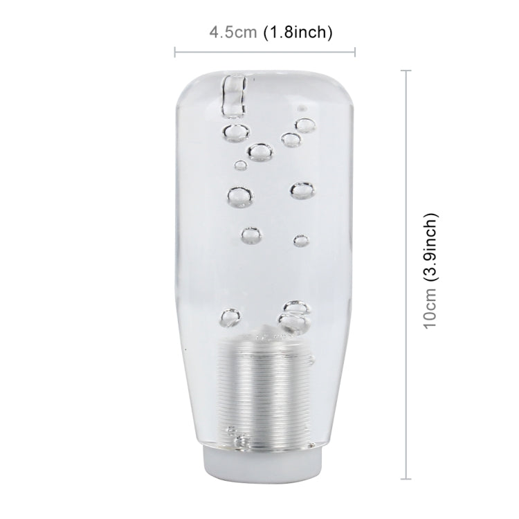 Universal Car Truck Transparent Bubble Colors LED Light Shift Knob Gear Lever Shifter, Length: 10cm, 10cm