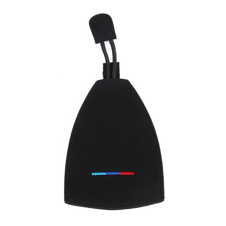 Universal Car Remote Smart Key Case Suede Protective Cover, Light Blue