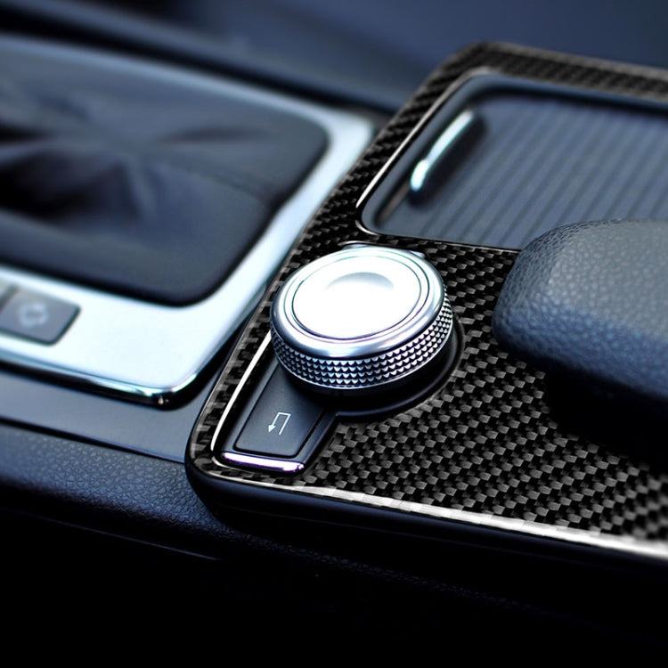 Car German Flag Carbon Fiber Right Drive Gear Position Panel Decorative Sticker for Mercedes-Benz W204 2007-2013 / W212 2010-2012, Right Drive Gear Position (German Flag)