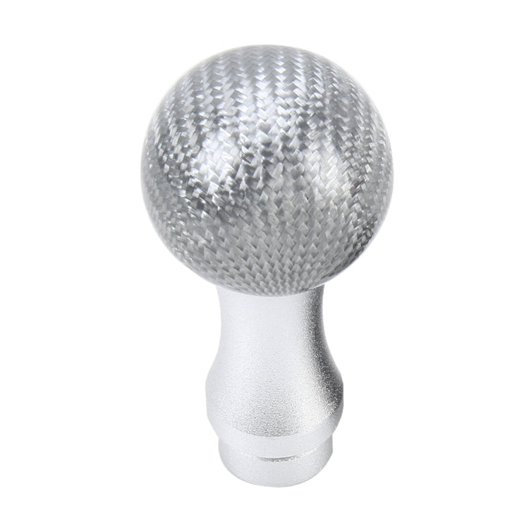 Universal Car Gear Shift Knob Modified Car Gear Shift Knob Auto Transmission Shift Lever Knob Carbon Lead Gear Knobs with Three Rubber Covers, Carbon Lead Gear Knobs