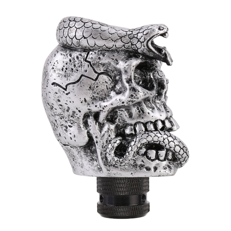 LX Tandy Creative Universal Car Snake Ghost Shaped Shifter Cover Manual Automatic Gear Shift Knob, Snake Ghost Shaped