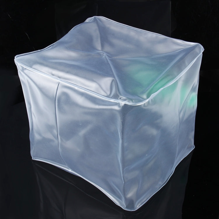 10L Outdoor Transparent PVC Foldable Water Bag Container with ON/OFF Switch, 10L with ON/OFF Switch