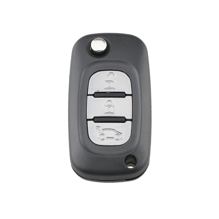 For RENAULT Clio / Megane / Kangoo / Modus Car Keys Replacement 3 Buttons Car Key Case with Foldable Key Blade, For RENAULT Clio 3 Buttons