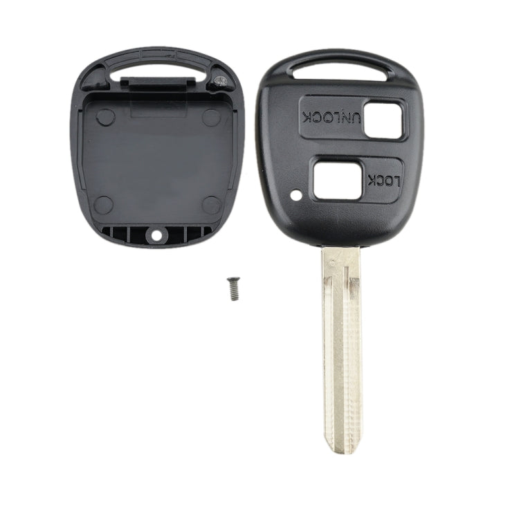 For TOYOTA Car Keys Replacement 2 Buttons Car Key Case with Key Blade, 2 Buttons