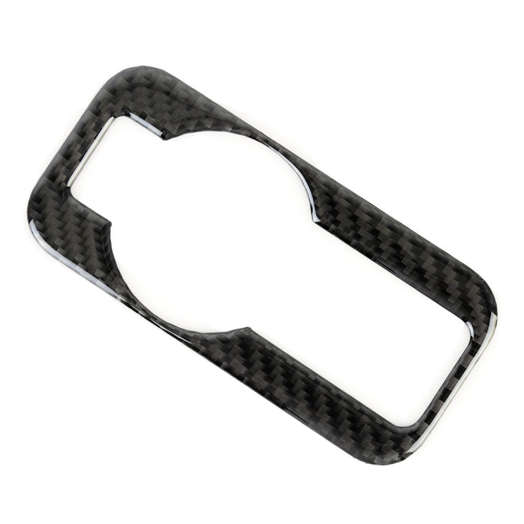 Car Carbon Fiber Headlight Panel Decorative Sticker for Volkswagen Touareg, Headlight Panel