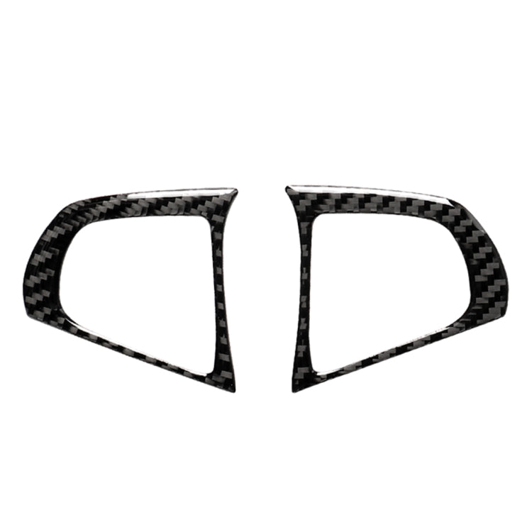 Car Carbon Fiber Steering Wheel Button Configuration B Decorative Sticker for BMW 5 Series G30/G38 X3 G01/G08, Steering Wheel Button
