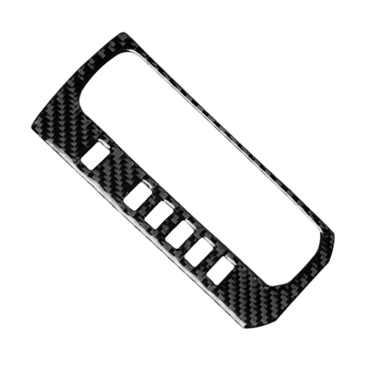 Car Carbon Fiber Gear Position Button Frame Decorative Sticker for Honda Tenth Generation Civic 2016-2019, Left Drive, Gear Position Button Frame