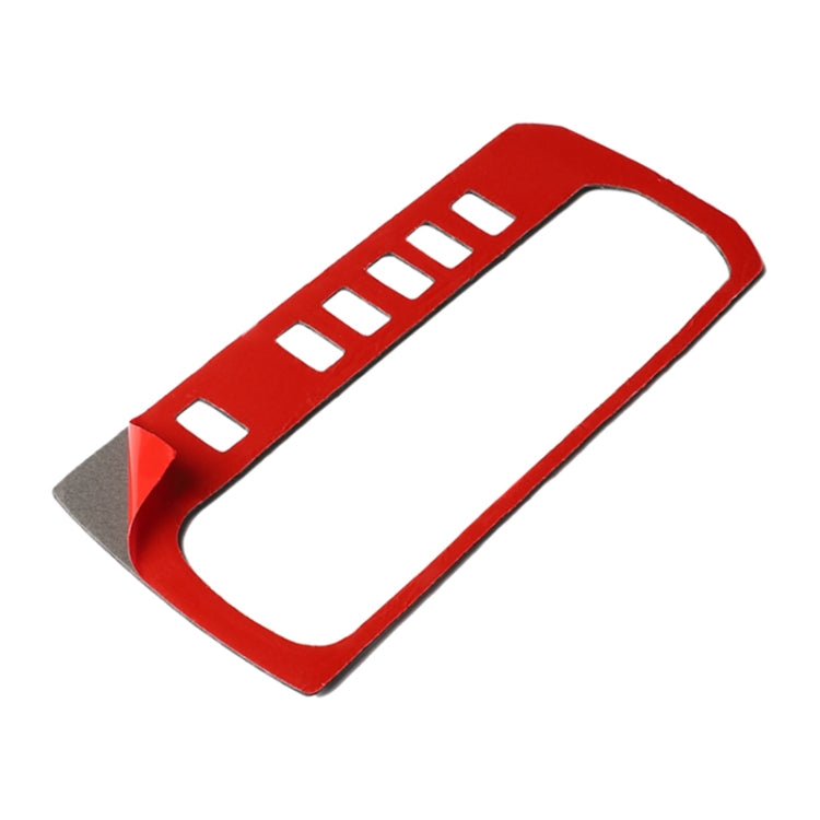 Car Carbon Fiber Gear Position Button Frame Decorative Sticker for Honda Tenth Generation Civic 2016-2019, Left Drive, Gear Position Button Frame