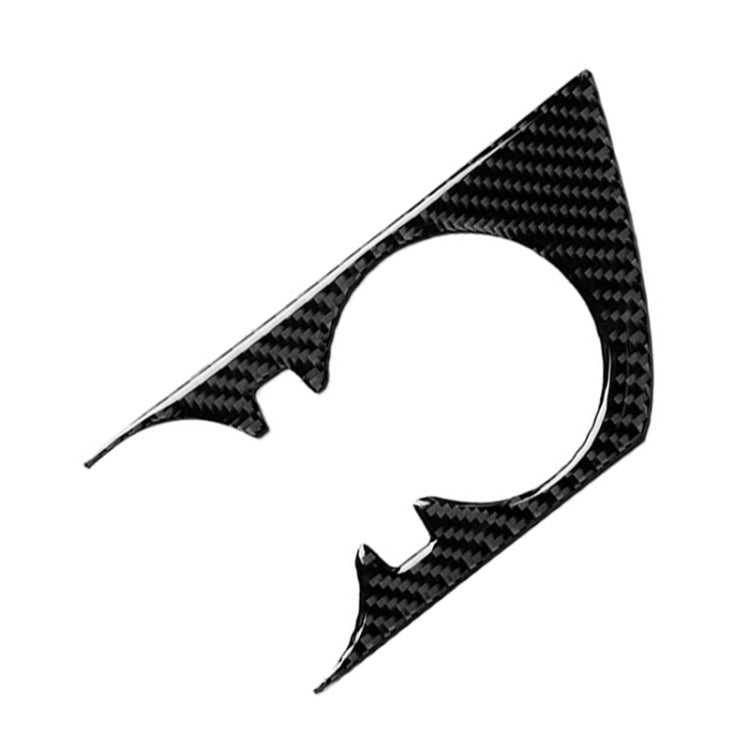 Car Carbon Fiber Water Cup Holder Decorative Sticker for Chevrolet Camaro 2017-2019, Water Cup Holder
