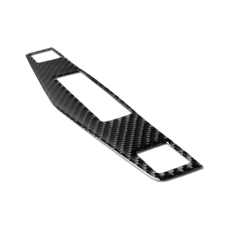 Car Carbon Fiber Center Console Panel Decorative Sticker for Mercedes-Benz W204 C Class 2007-2010, Center Console Panel