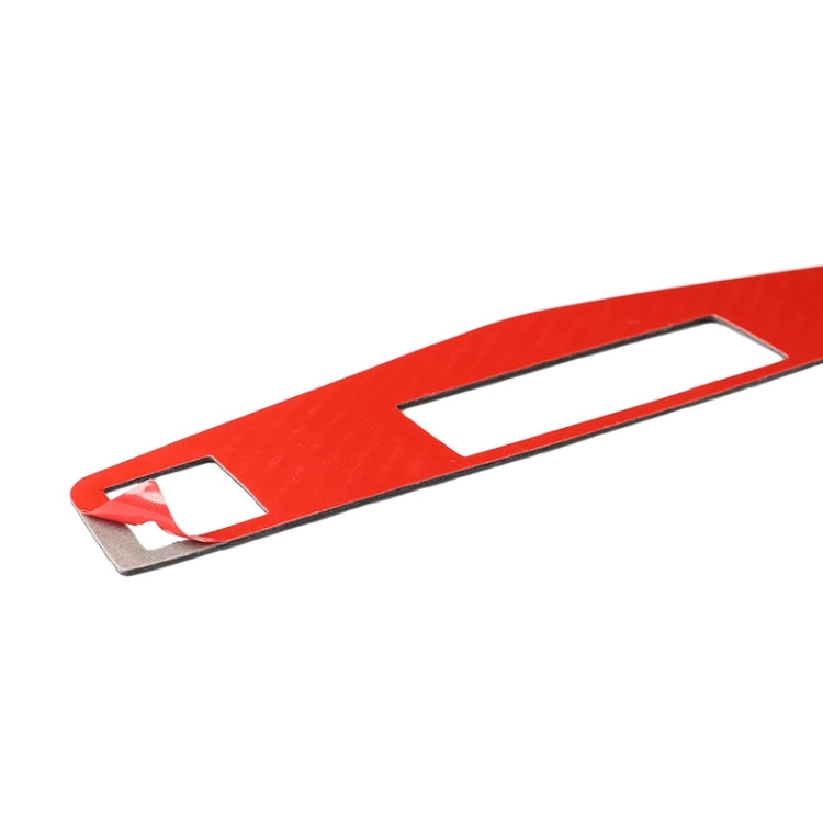 Car Carbon Fiber Center Console Panel Decorative Sticker for Mercedes-Benz W204 C Class 2007-2010, Center Console Panel
