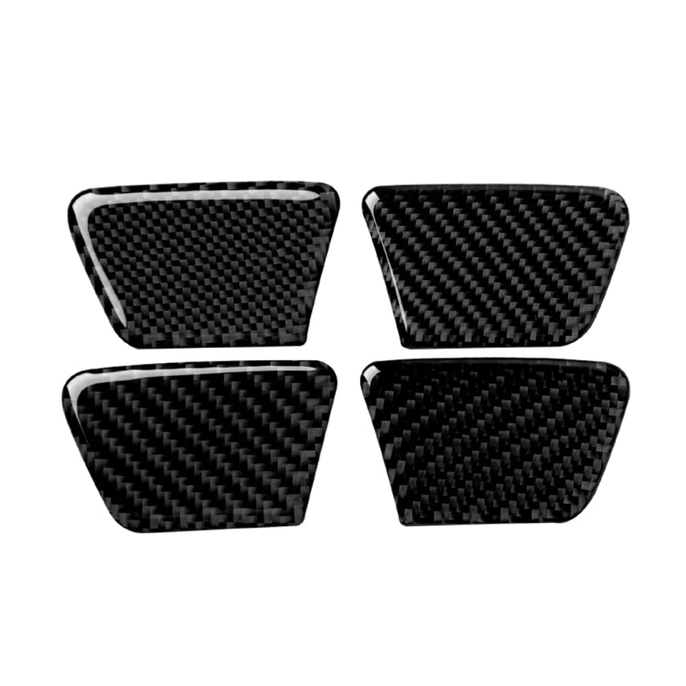 4 PCS Car Carbon Fiber Door Bowl Decorative Sticker for Chevrolet Cruze 2009-2015, Left and Right Drive Universal, Door Bowl