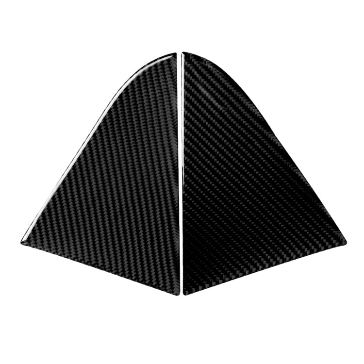 Car Carbon Fiber Rear Triangle Glass Decorative Sticker for Chevrolet Cruze 2009-2015, Left and Right Drive Universal, Rear Triangle Glass