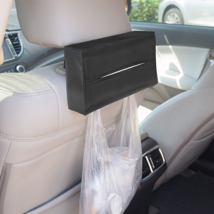 Car PU Leather Tissue Box, Size: 24x13x5cm, Car Tissue Box