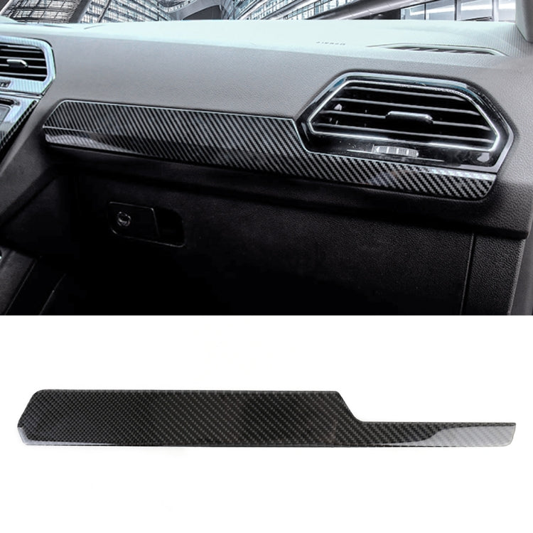 Car Carbon Fiber Dashboard Decorative Strip for Volkswagen Tiguan L, Dashboard