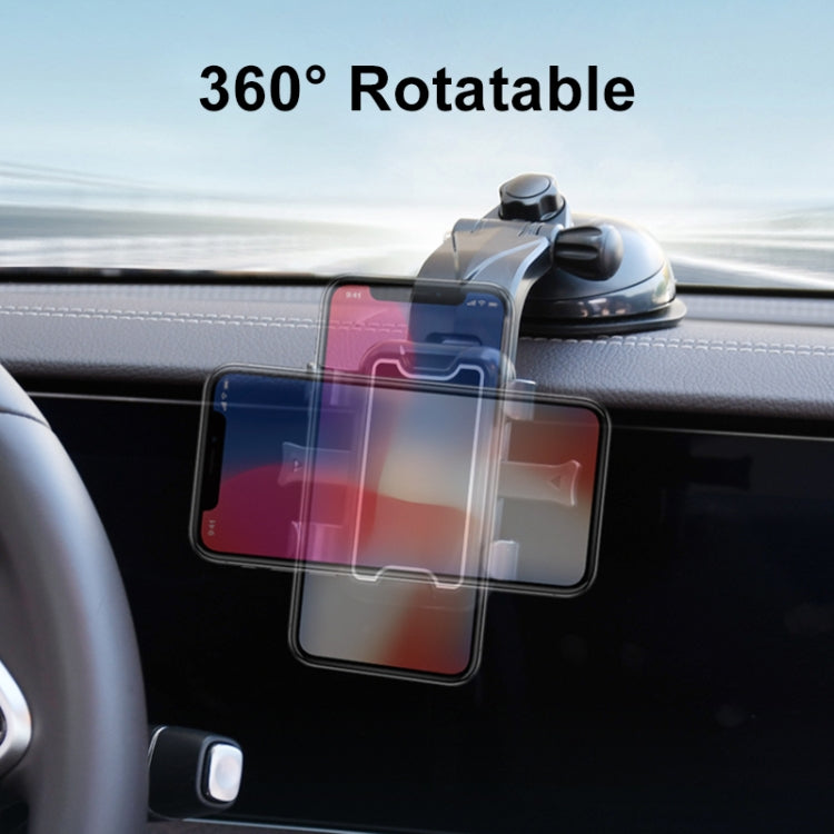 Universal Car Sucker Mobile Phone Holder, Sucker Holder (Black)