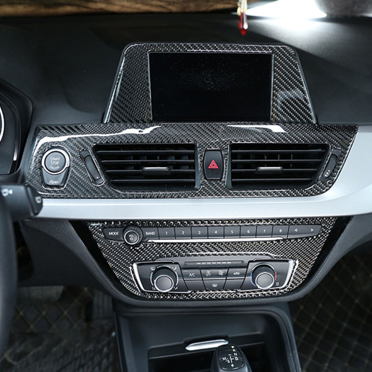Car Central Control Air Outlet Decorative Sticker for BMW F52 1 Series Sedan 2017-2019, Left Drive, Central Control Air Outlet