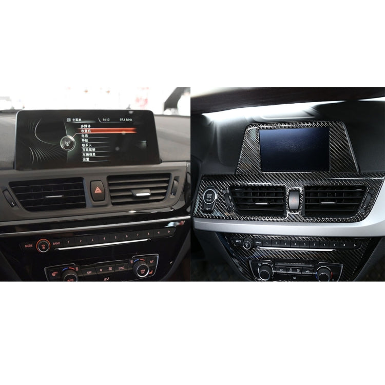 Car Central Control Air Outlet Decorative Sticker for BMW F52 1 Series Sedan 2017-2019, Left Drive, Central Control Air Outlet
