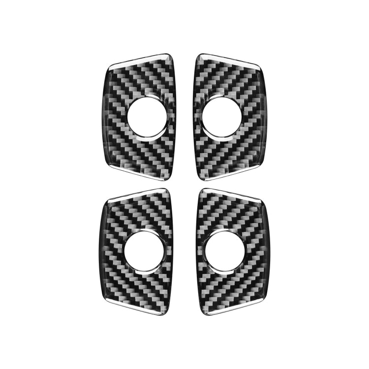 Car Carbon Fiber Door Decorative Sticker for Ford Explorer 2013-2019, Left Drive, Door