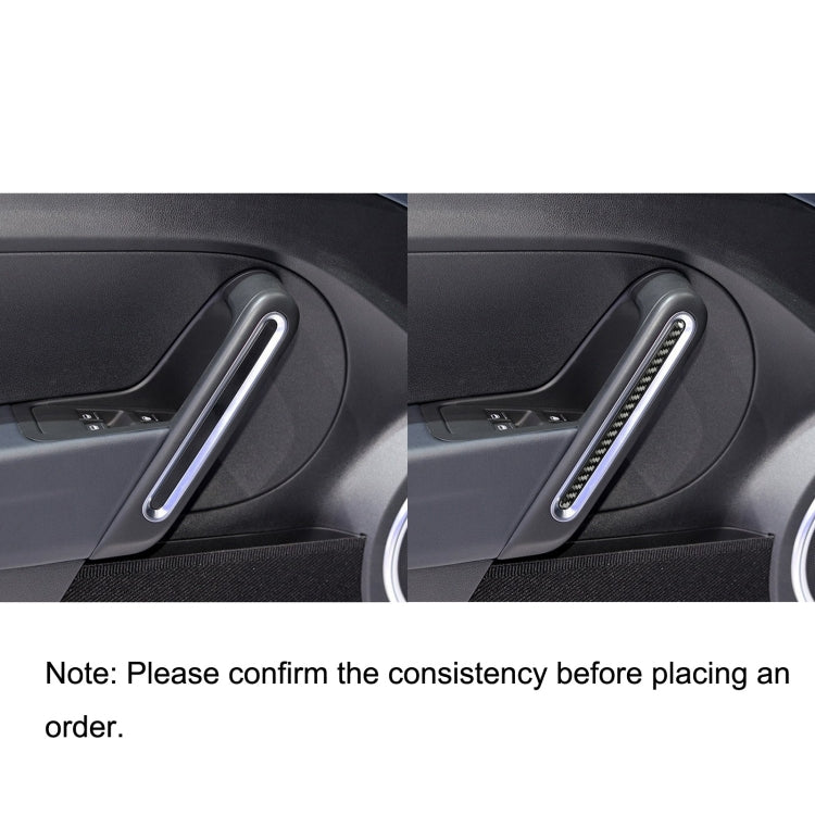 Car Carbon Fiber Door Decorative Sticker for Volkswagen Beetle 2012-2019, Left and Right Drive Universal, Door