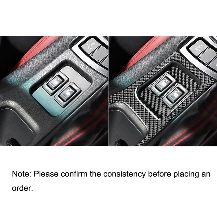 2 in 1 Car Carbon Fiber Central Armrest Panel Set B Decorative Sticker for Subaru BRZ / Toyota 86 2017-2019, Right Drive, Central Armrest Panel Set B, Right Drive