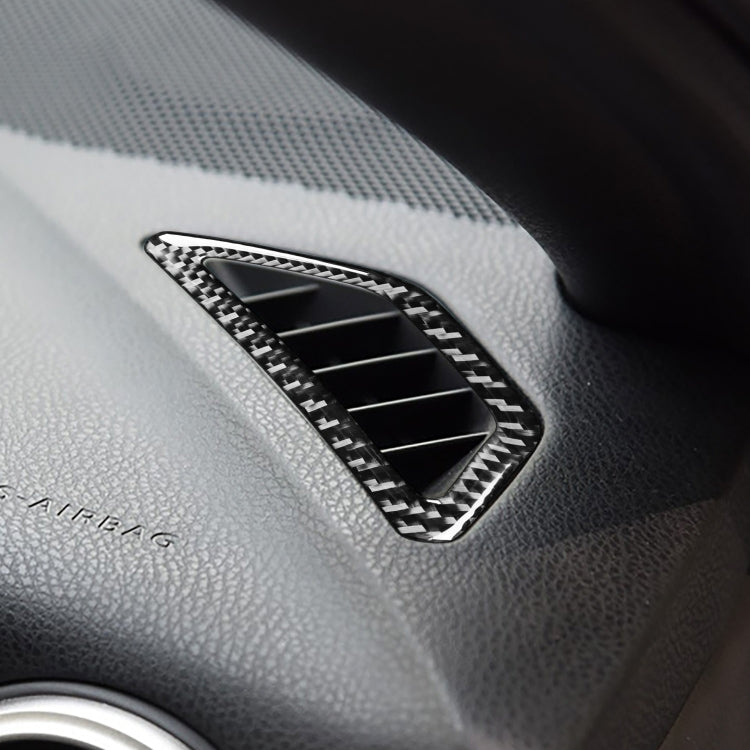 2 in 1 Car Carbon Fiber Two Sides Air Outlet Decorative Sticker for Subaru BRZ / Toyota 86 2017-2019, Left and Right Drive Universal, Two Sides Air Outlet