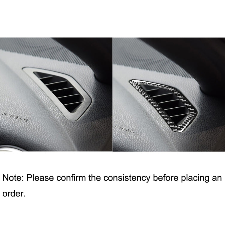 2 in 1 Car Carbon Fiber Two Sides Air Outlet Decorative Sticker for Subaru BRZ / Toyota 86 2017-2019, Left and Right Drive Universal, Two Sides Air Outlet