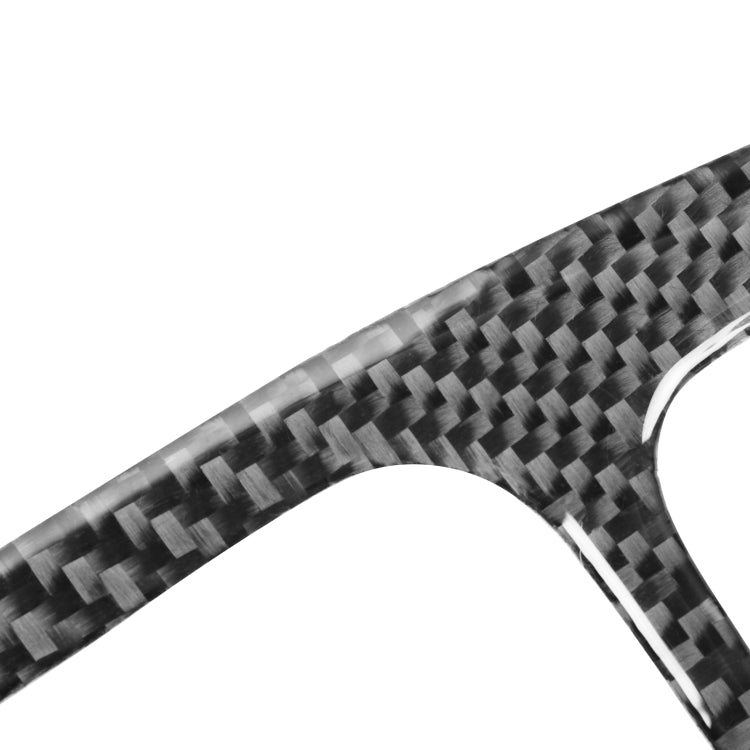 4 PCS / Set Carbon Fiber Car Central Control Instrument Set Decorative Sticker for Dodge Challenger 2015 to Now, Left Driving, Central Control Instrument Set