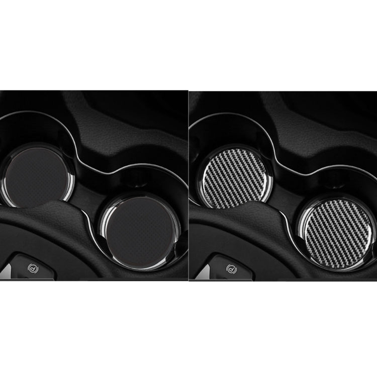 11 PCS / Set Carbon Fiber Car Door Slot Pad Decorative Sticker for Dodge Challenger 2015 to Now, Left Driving, Door Slot Pad