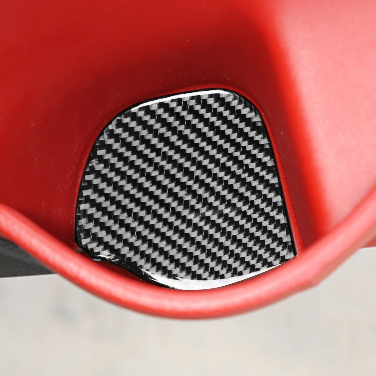 11 PCS / Set Carbon Fiber Car Door Slot Pad Decorative Sticker for Dodge Challenger 2015 to Now, Left Driving, Door Slot Pad
