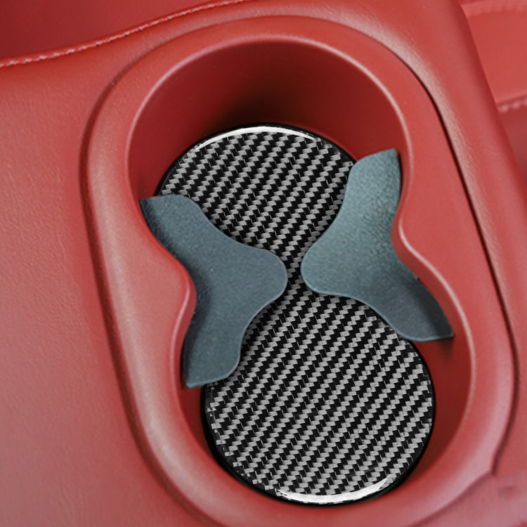 11 PCS / Set Carbon Fiber Car Door Slot Pad Decorative Sticker for Dodge Challenger 2015 to Now, Left Driving, Door Slot Pad