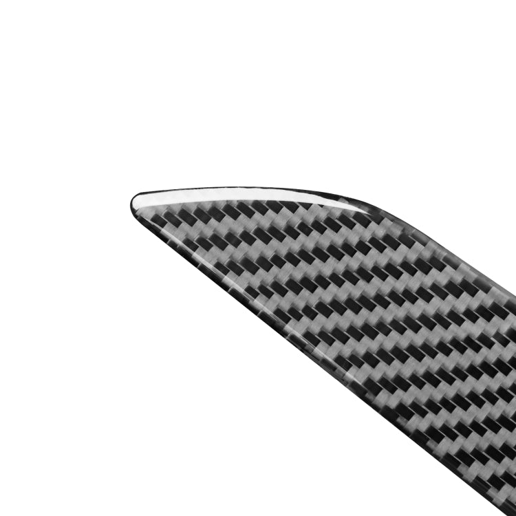 4 PCS / Set Carbon Fiber Car Interior Door Trim Decorative Sticker for Audi Q3 2013-2018,Left and Right Drive Universal, Interior Door Trim