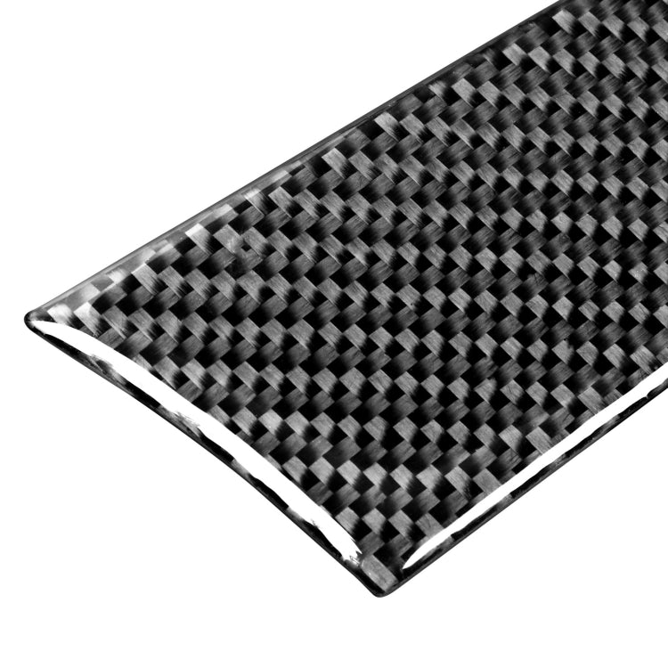 2 PCS Car Carbon Fiber Driver Dashboard Panel Decorative Sticker for Mitsubishi Lancer EVO 2008-2015, Left Drive, Driver Dashboard