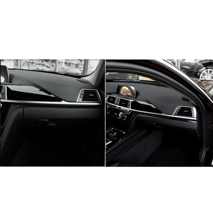 Carbon Fiber Car Copilot Central Control Decorative Sticker for BMW F30 2013-2018 / F34 2013-2018, Sutible for Left Driving, Copilot Central Control