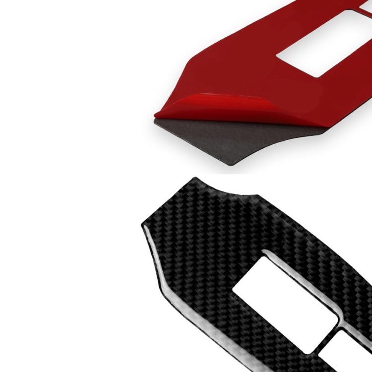 Car Carbon Fiber Vice Driving Side Door Lift Control Decorative Sticker for Nissan 370Z Z34 2009-, Right Drive, Vice Driving Side Door Lift Control Right Drive