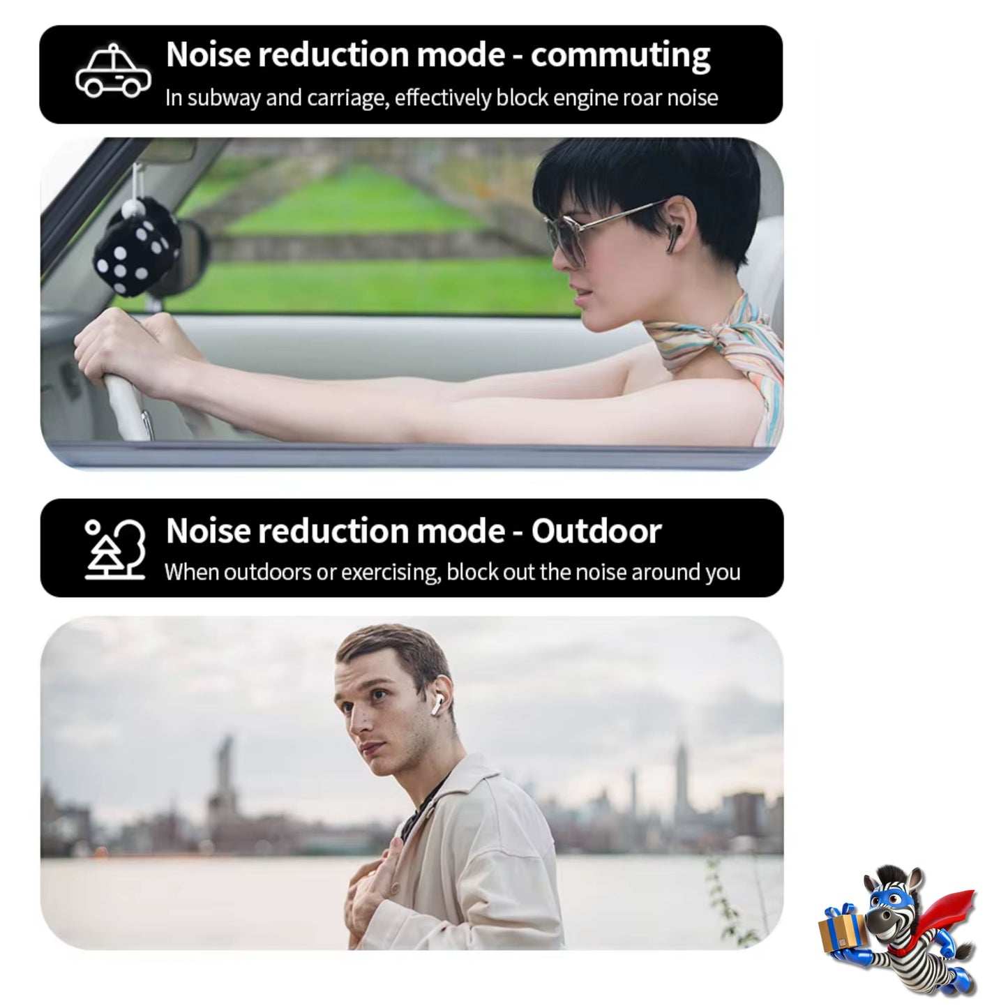 TRENDING - In Ear Pods - high quality deep bass - with Touch screen control case.