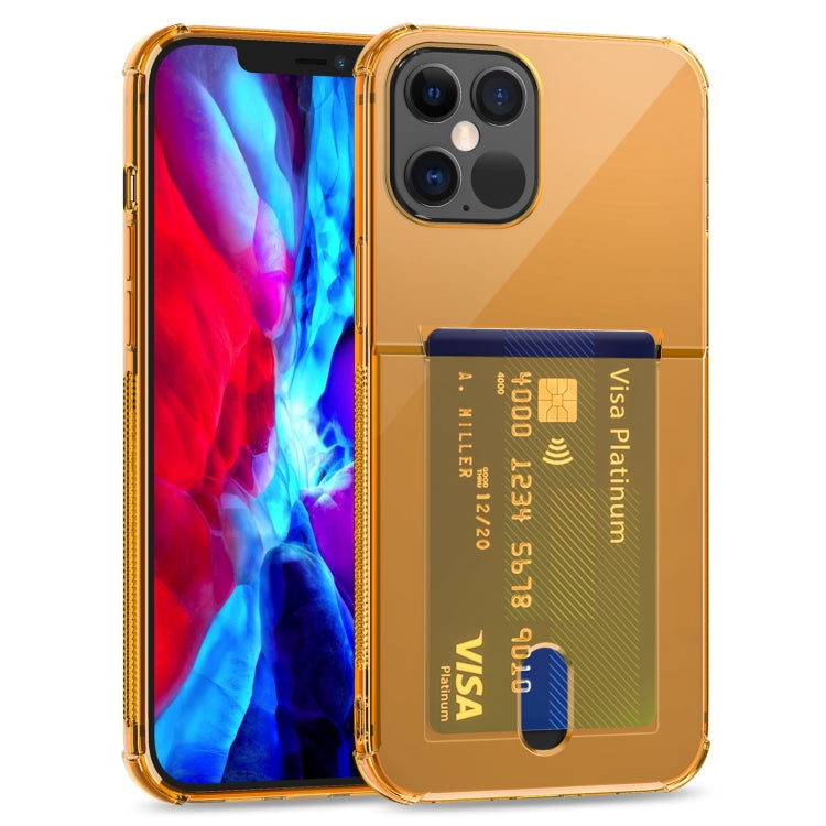 TPU Transparent Protective Case with Card Slots, For iPhone 12, For iPhone 12 Mini, For iPhone 12 Pro, For iPhone 12 Pro Max