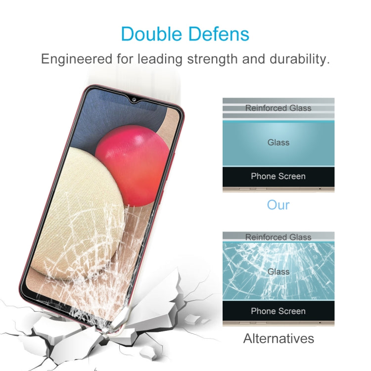 50 PCS 0.26mm 9H 2.5D Tempered Glass Film