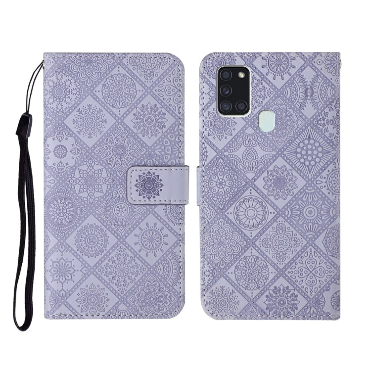 Ethnic Style Embossed Pattern Horizontal Flip Leather Case with Holder & Card Slots & Wallet & Lanyard, For Samsung Galaxy A20e, For Samsung Galaxy A20s, For Samsung Galaxy A21, For Samsung Galaxy A21s, For Samsung Galaxy A31, For Samsung Galaxy A40
